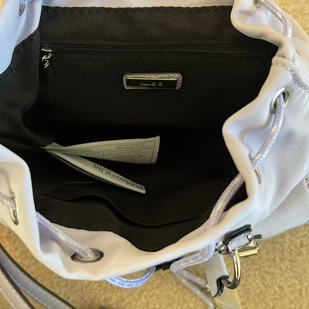 Aldo Lavender Mini Backpack NWOT - Picture 6 of 7